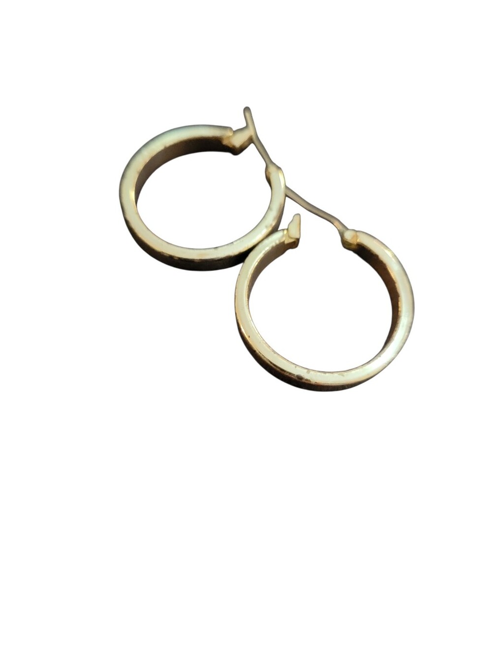 Silver Tone Small Hoop Earrings